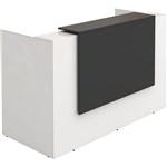 SORRENTO RECEPTION COUNTER 1800 X 840 X 1150MM CHARCOALWHITE