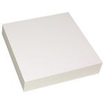 BRENEX FLASH CARD BLANK 203 X 203MM WHITE PACK 100
