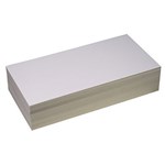 BRENEX FLASH CARD BLANK 103 X 203MM WHITE PACK 100