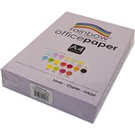 RAINBOW COLOURED A4 COPY PAPER 80GSM 500 SHEETS LAVENDER