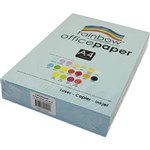 RAINBOW COLOURED A4 COPY PAPER 80GSM 500 SHEETS SKY BLUE