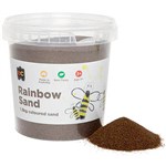 EDUCATIONAL COLOURS RAINBOW SAND 13KG JAR CHOCOLATE BROWN