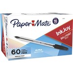 PAPERMATE PEN INK JOY 100 BALLPOINT MED BLACK