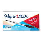 PAPERMATE INKJOY 100 BALLPOINT PENS MEDIUM BLACK BOX 12