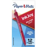 PAPERMATE PEN INK JOY 100 RTABLE MED RED