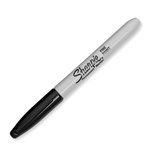 SHARPIE PERMANENT MARKER BULLET FINE 10MM BLACK