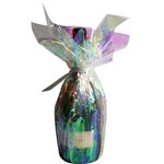 RAINBOW SHIMMER WRAP 500 X 700MM PLAIN PACK 10