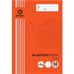 OLYMPIC TY34I BOTANY BOOK QLD RULING YEAR 34 12MM 55GSM 48 PAGE A4