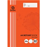 OLYMPIC T864 BOTANY BOOK 8MM RULED 64 PAGE 55GSM A4
