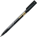 STAEDTLER 319 LUMOCOLOR PERMANENT SPECIAL MARKER 06MM BLACK