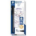 STAEDTLER PEN 432 STICK ICE MEDIUM BLACK