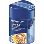 STAEDTLER 512 NORIS PENCIL SHARPENER TRIANGULAR 2HOLE TUB BLUE