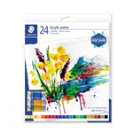 STAEDTLER ACRYLIC PAINTS ASSORTED BOX 24
