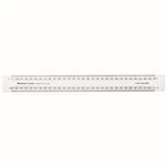 STAEDTLER AS12121 ACADEMY OVAL SCALE RULER 300MM CLEAR
