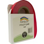 RAINBOW STRIPPING ROLL RIBBED 25MM X 30M RED