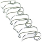 GOLD SOVEREIGN WIRE BINDING COMB 23 LOOP 8MM A4 SILVER BOX 100