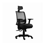 SYLEX EPIC HI BACK OFFICE CHAIR MESH BACK WITH ARMS BLACK