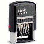 TRODAT 4846 PRINTY SELFINKING NUMBERER 6 BAND 4MM BLACK