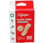 TRAFALGAR PLASTIC STRIPS HYPOALLERGENIC PACK 50
