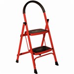 BRADY 2 STEP LADDER 120KG RED