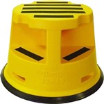 BRADY JUMBO ROLLING KICKSTOOL 375 X 355MM YELLOW