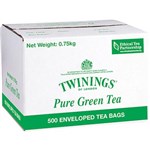 TWININGS PURE GREEN TEA ENVELOPE TEA BAGS CARTON 500