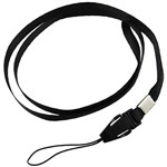 MULTIMEDIA USB STICK LANYARD 400MM BLACK