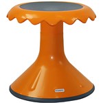 VISIONCHART EDUCATION SUNFLOWER STOOL 370MM HIGH ORANGE