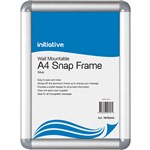 INITIATIVE SNAP FRAME WALL MOUNTABLE A4 SILVER