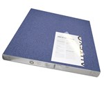 VISIONCHART AUTEX ACOUSTIC FABRIC PEEL N STICK TILES 600 X 600MM CALYPSO BLUE PACK 6