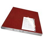 VISIONCHART AUTEX ACOUSTIC FABRIC PEEL N STICK TILES 600 X 600MM CHILLI RED PACK 6