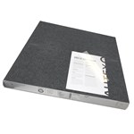 VISIONCHART AUTEX ACOUSTIC FABRIC PEEL N STICK TILES 600 X 600MM KOALA PACK 6