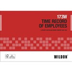 WILDON 173W TIME RECORD OF EMPLOYEES BOOK