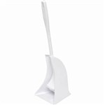 COMPASS TOILET BRUSH PLASTIC WHITE