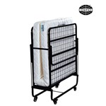 COMPASS FOLDUP BED STANDARD BLACK