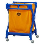 COMPASS SCISSOR LAUNDRY CART WITH BAG 195 LITRE YELLOWBLUE