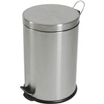 COMPASS ROUND PEDAL BIN 20 LITRE STAINLESS STEEL