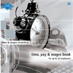 ZIONS TIME PAY AND WAGES BOOK 6  26 EMPLOYEES